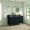 James Martin Vanities 60'' Double Vanity, Black Onyx w/ 3 CM Charcoal Soapstone Quartz Top 424-V60D-BKO-3CSP - alternate 3